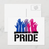 Bisexual Together Pride Postkarte (Vorne/Hinten)