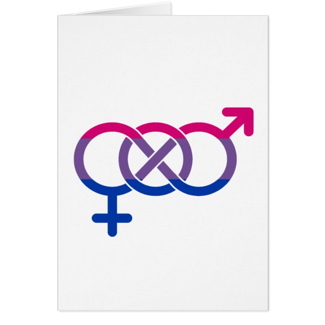 Bisexualität Geschlechtersymbol (Vorne)