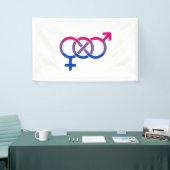 Bisexualität Geschlechtersymbol Banner (Messeveranstaltung)