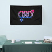 Bisexualität Geschlechtersymbol Banner (Messeveranstaltung)