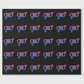 Bisexualität Geschlechtersymbol Geschenkpapier (Flach)