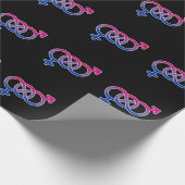 Bisexualität Geschlechtersymbol Geschenkpapier (Ecke)