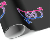 Bisexualität Geschlechtersymbol Geschenkpapier (Rolleneckpunkt)