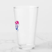 Bisexualität Geschlechtersymbol Glas (Links)