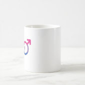 Bisexualität Geschlechtersymbol Kaffeetasse (Mittel)