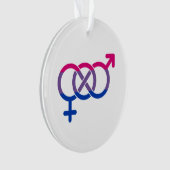 Bisexualität Geschlechtersymbol Ornament (Vorderseite)