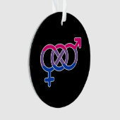 Bisexualität Geschlechtersymbol Ornament (Vorderseite)