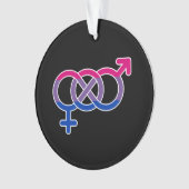 Bisexualität Geschlechtersymbol Ornament (Vorderseite)