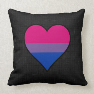 Bisexualität Herzkissen Kissen
