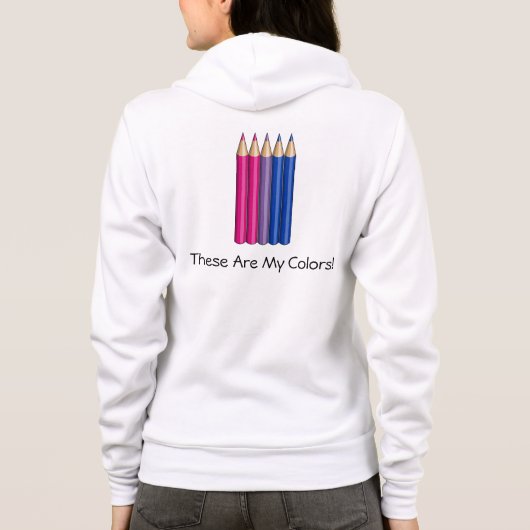 Bisexualität Hoodie (Rückseite)
