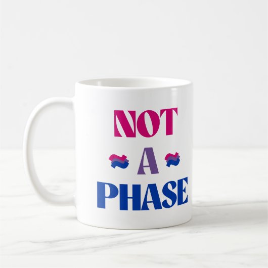 Bisexualität ist keine Phase Kaffeetasse (Links)