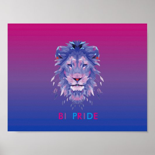 Bisexualität Pride Poster (Vorne)