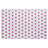 Bisexualität stolz auf Herzen Stoff (Fat Quarter (45,7 x 55,9 cm))
