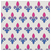 Bisexualität Stolz-Fleur-de-lis-Stoff Stoff (Muster)
