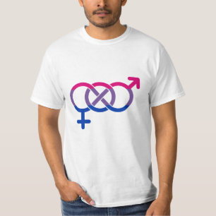 Bisexualitäts-Gendersymbol T-Shirt