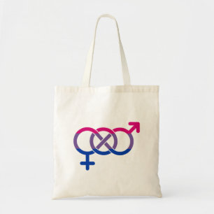Bisexualitäts-Geschlechtssymbol Tragetasche