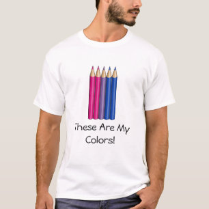 Bisexualitäts-Stolz Bleistifte T-Shirt
