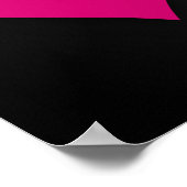 Bisexualitäts-Stolz-Herzen Poster (Ecke)