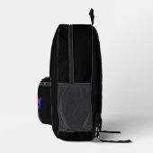 Bisexualitäts-Stolz Textschild Bedruckter Rucksack (Rechts)
