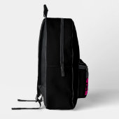 Bisexualitäts-Stolz Textschild Bedruckter Rucksack (Links)