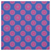 Bisexualitäts-Stolzfarben /blaues Blumenmuster Stoff (Muster)