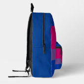 Bisexualitätsflagge Bedruckter Rucksack (Links)