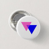 Bisexualitätssymbol-Schaltfläche Button (Vorne & Hinten)