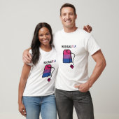 BisexualiTEA Bi Pride Flag Bisexueller Tee (Unisex)