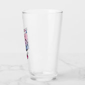 BisexualiTEA Bi Pride Flag Bisexueller Tee Glas (Links)