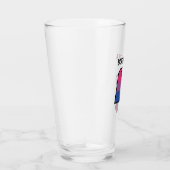 BisexualiTEA Bi Pride Flag Bisexueller Tee Glas (Rechts)