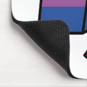 BisexualiTEA Bi Pride Flag Bisexueller Tee Mousepad (Ecke)
