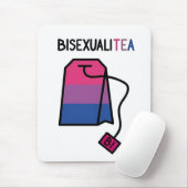 BisexualiTEA Bi Pride Flag Bisexueller Tee Mousepad (Mit Mouse)