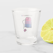 BisexualiTEA Bi Pride Flag Bisexueller Tee Schnapsglas (Rückseite)