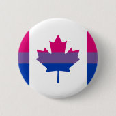 Bisexuality Canadian pride flag Button (Vorderseite)