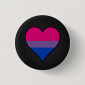 Bisexuality flag black button (Vorderseite)