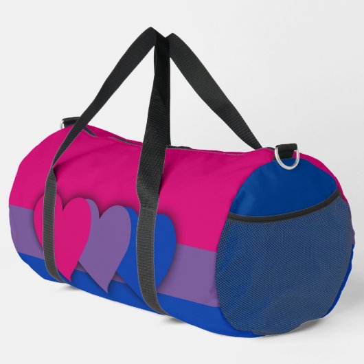 Bisexuality flag  duffle bag (Rechte Ecke)