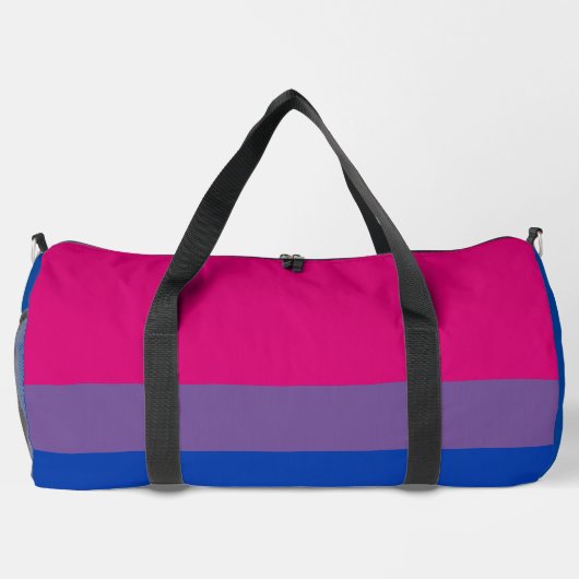 Bisexuality flag  duffle bag (Rückseite)