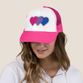 Bisexuality pride hearts Trucker Hat Truckerkappe (Beispiel)