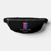 Bisexuality pride pencils bauchtasche (Ablage )