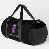 Bisexuality pride pencils  duffle bag (Rechte Ecke)