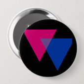Bisexuality-Symbol Button (Vorne & Hinten)
