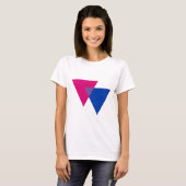 Bisexuality-Symbol T-Shirt (Vorne ganz)
