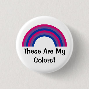 Bisexualityregenbogen-Stolz Knopf Button