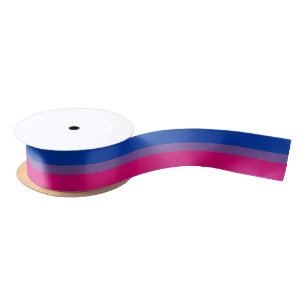 Bisexualitystolz flagribbon satinband