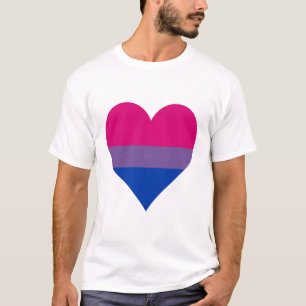 Bisexualitystolz-Herz T - Shirt