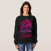 Bisexuals Exist Bisexual Dragon Pride Love Rainbow Sweatshirt (Vorne ganz)
