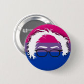 Bisexuals für Bernie-Sandpapierschleifmaschinen Button (Vorne & Hinten)