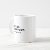 BISEXUALS WERDEN VON DEINER PREJUDICE.png VERWECHS Kaffeetasse (Vorderseite Links)
