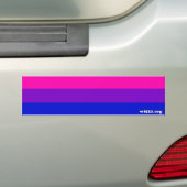 Bisexualstolz-Flaggen-Autoaufkleber Autoaufkleber (Auf Auto)
