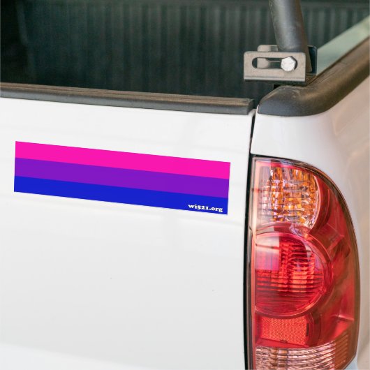 Bisexualstolz-Flaggen-Autoaufkleber Autoaufkleber (Auf Lkw)